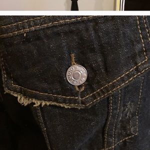 Trendy black Jean jacket